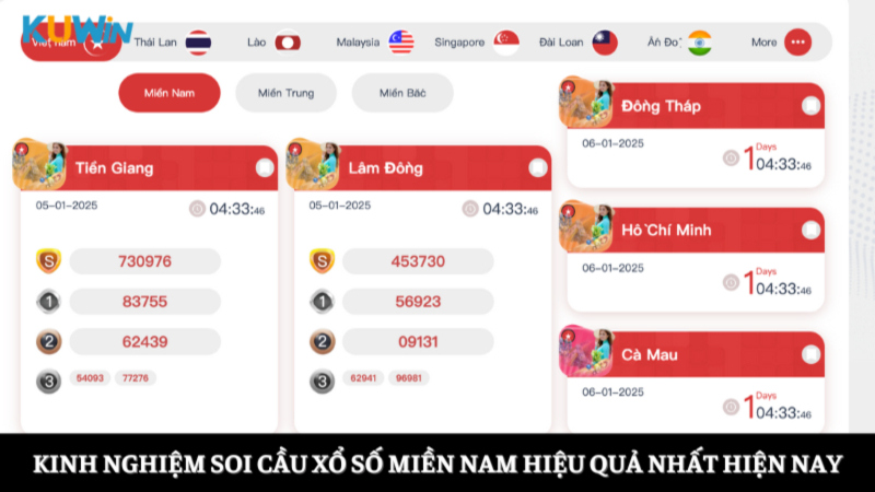 soi cầu xổ số Miền Nam