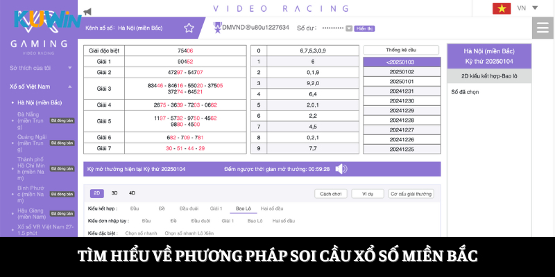 Tìm hiểu về phương pháp soi cầu xổ số miền Bắc